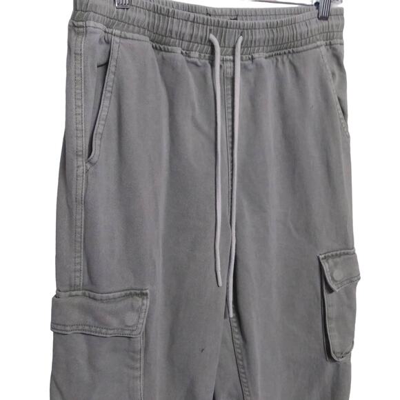 FOREVER 21 Cargo Style Jogger Pants, Green, Size M - Picture 2 of 9